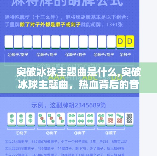 突破冰球主题曲是什么,突破冰球主题曲,热血背后的音乐力量与情感共鸣 突破冰球主题曲是什么,突破冰球主题曲,热血背后的音乐力量与情感共鸣